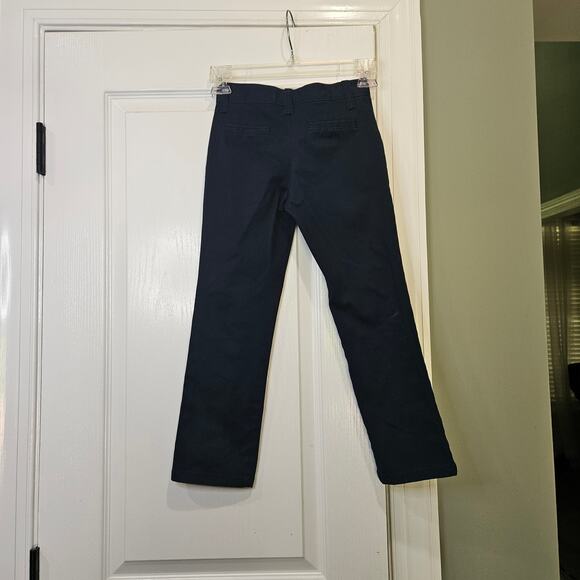 Cat & Jack Girl's Size 6 Navy Straight Leg Chino School Uniform Pants - Picture 4 of 4